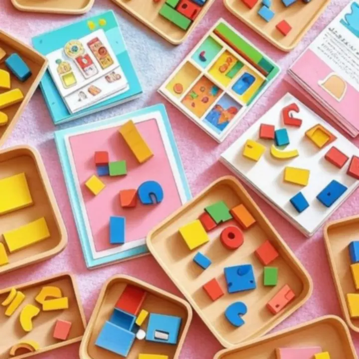 Zestaw ulubionych produktów ułożonych w spokojnej, pastelowej aranżacji